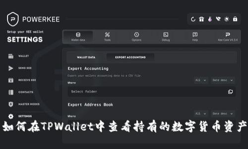 如何在TPWallet中查看持有的数字货币资产