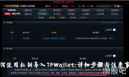 如何使用私钥导入TPWallet：详细步骤与注意事项