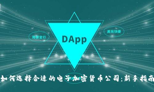 如何选择合适的电子加密货币公司：新手指南